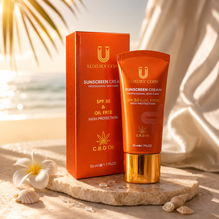 کرم ضد آفتاب لاکچری کوین spf 30